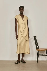 Robe midi fluide drapée - LIMITED EDITION