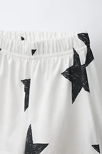 STAR T-SHIRT AND BERMUDA JOGGING SET