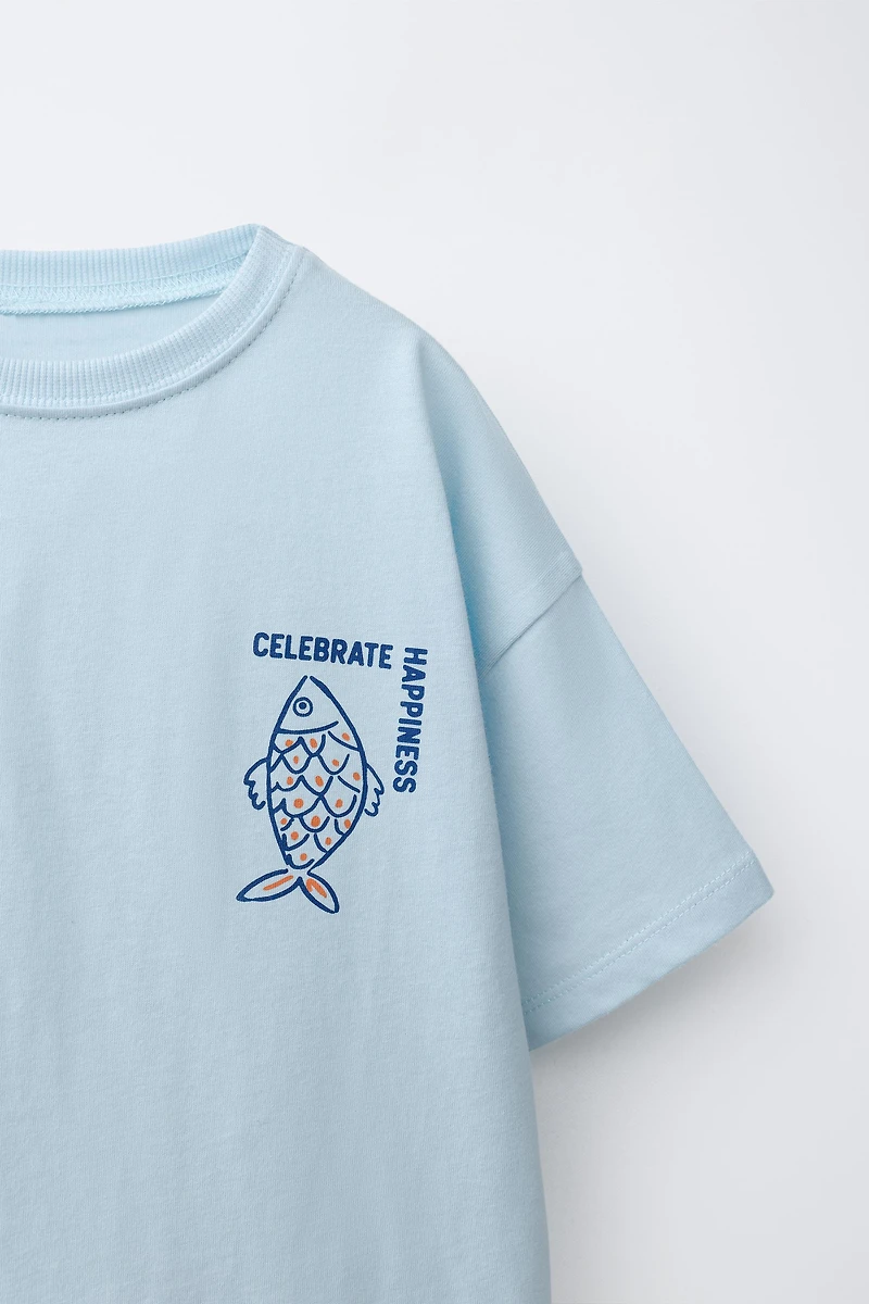 FISH PRINT T-SHIRT