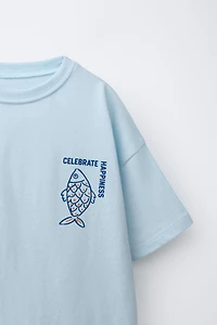 FISH PRINT T-SHIRT