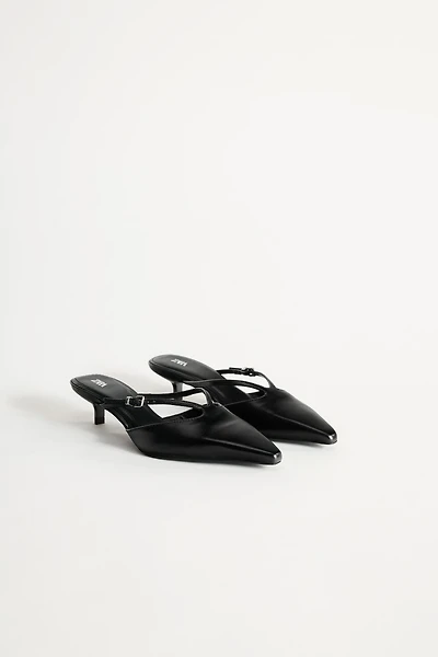 LEATHER HEELED MULES 50TH ANNIVERSARY