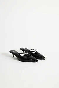 LEATHER HEELED MULES 50TH ANNIVERSARY