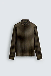 RELAXED FIT PLAID SHIRT