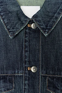 TRF DENIM JACKET WITH TABS