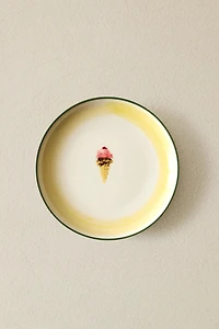 ASSIETTE À DESSERT GRÈS GLACE