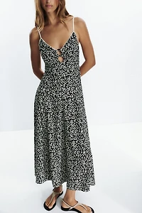 ROBE MIDI IMPRIMÉE FLORALE