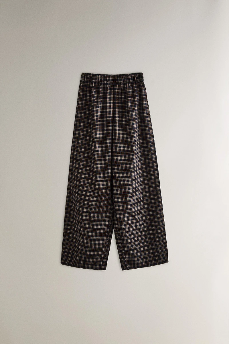 ENSEMBLE PYJAMA EN FLANELLE À CARREAUX NOËL (LOT DE 2