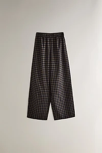 ENSEMBLE PYJAMA EN FLANELLE À CARREAUX NOËL (LOT DE 2