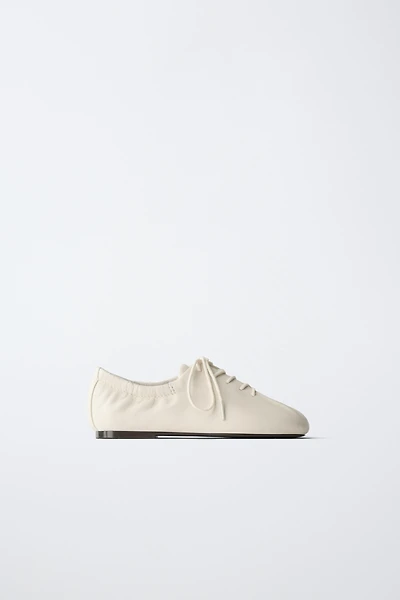 LEATHER DERBY SHOES