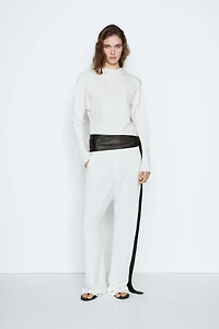Long sleeve top with back detail