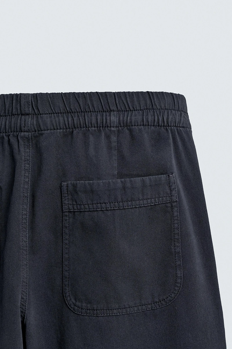 PANTALON COUPE DÉCONTRACTÉE EN COTON