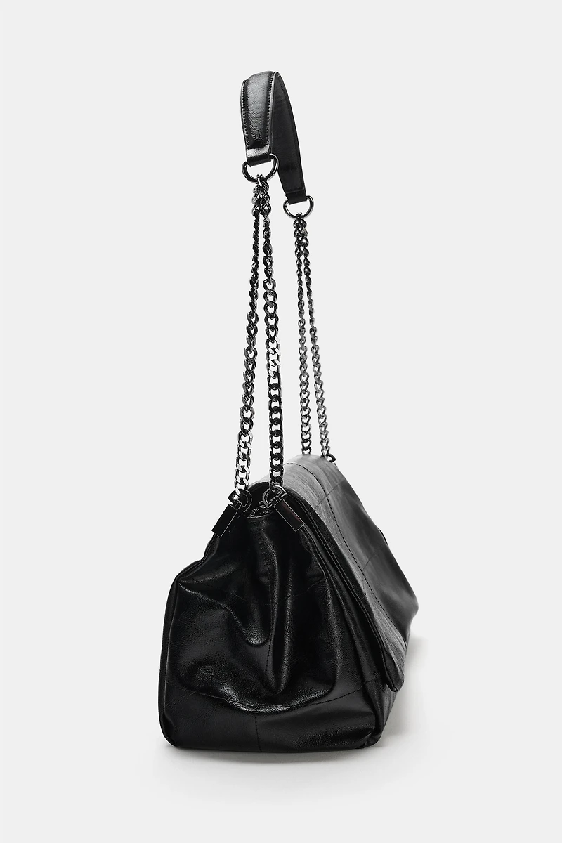 ROCK STYLE FLAP SHOULDER BAG