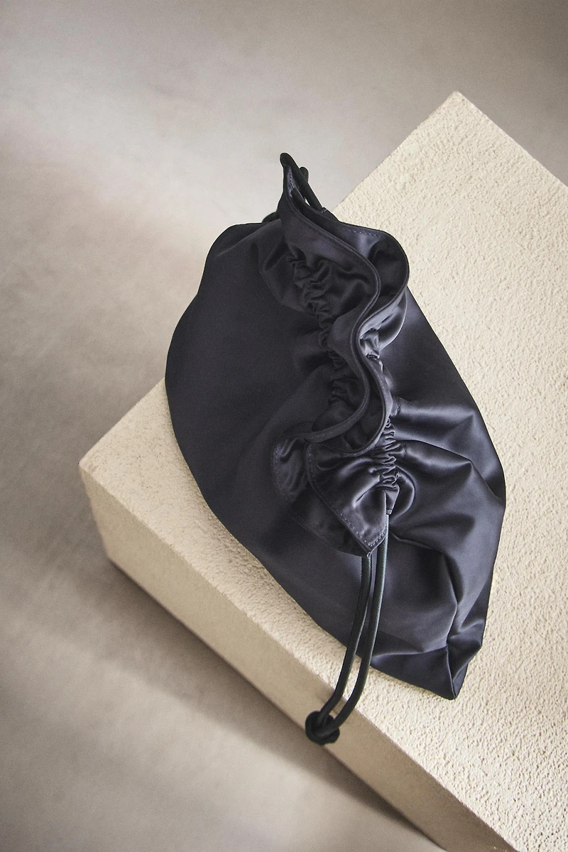LARGE SATEEN BAG