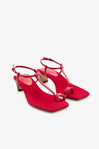 LIMITED EDITION SPLIT LEATHER SANDALS