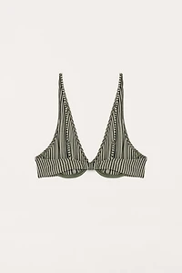 STRIPED LIMITED EDITION BIKINI TOP