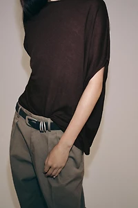 TOP ASYMÉTRIQUE EN MAILLE