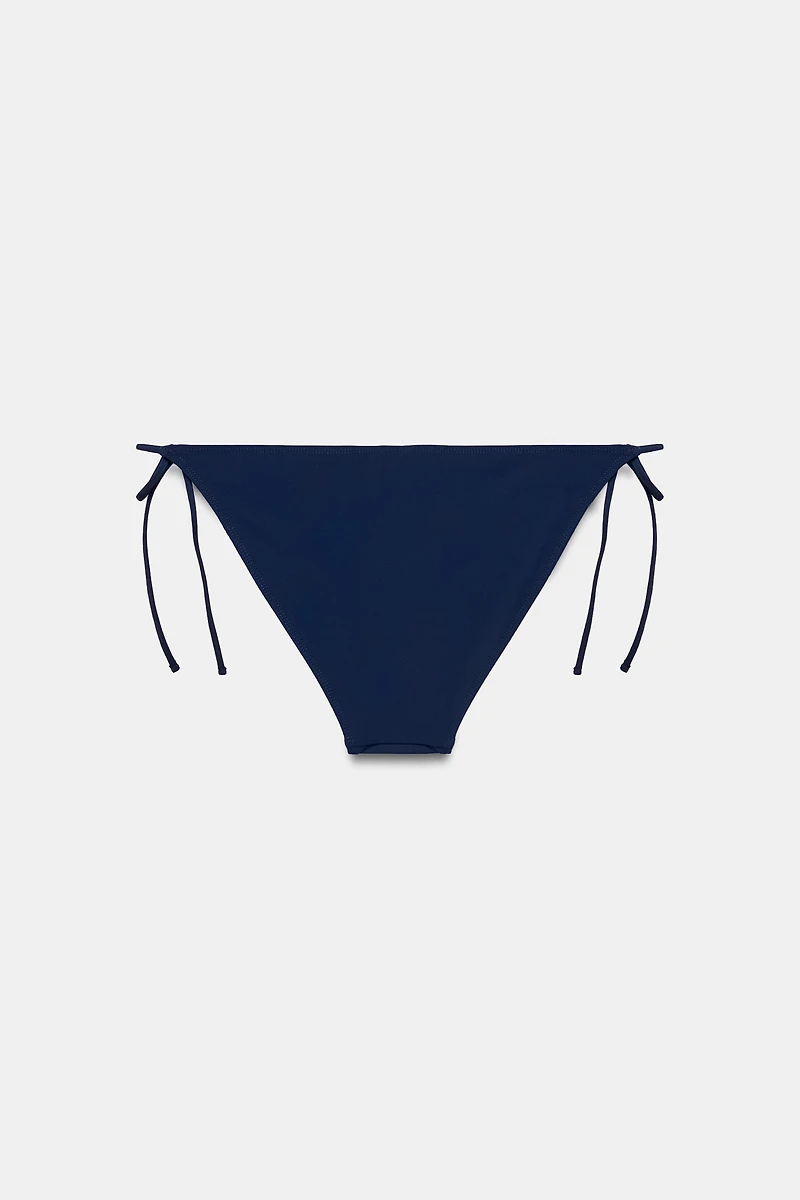 PLAIN BIKINI BOTTOM WITH TIES