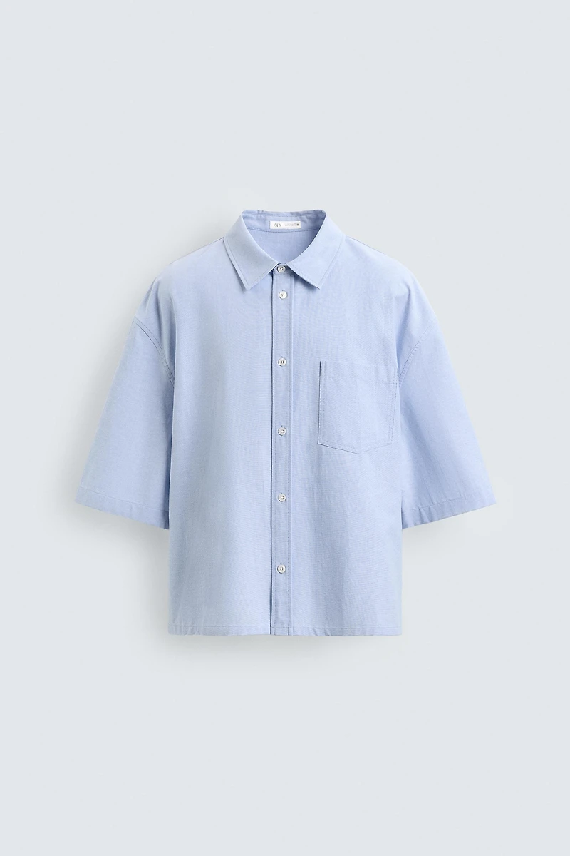 BOXY FIT SHIRT WITH POCKET