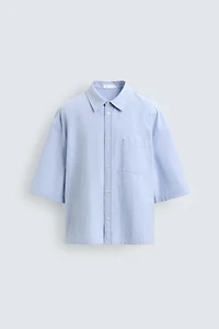 BOXY FIT SHIRT WITH POCKET