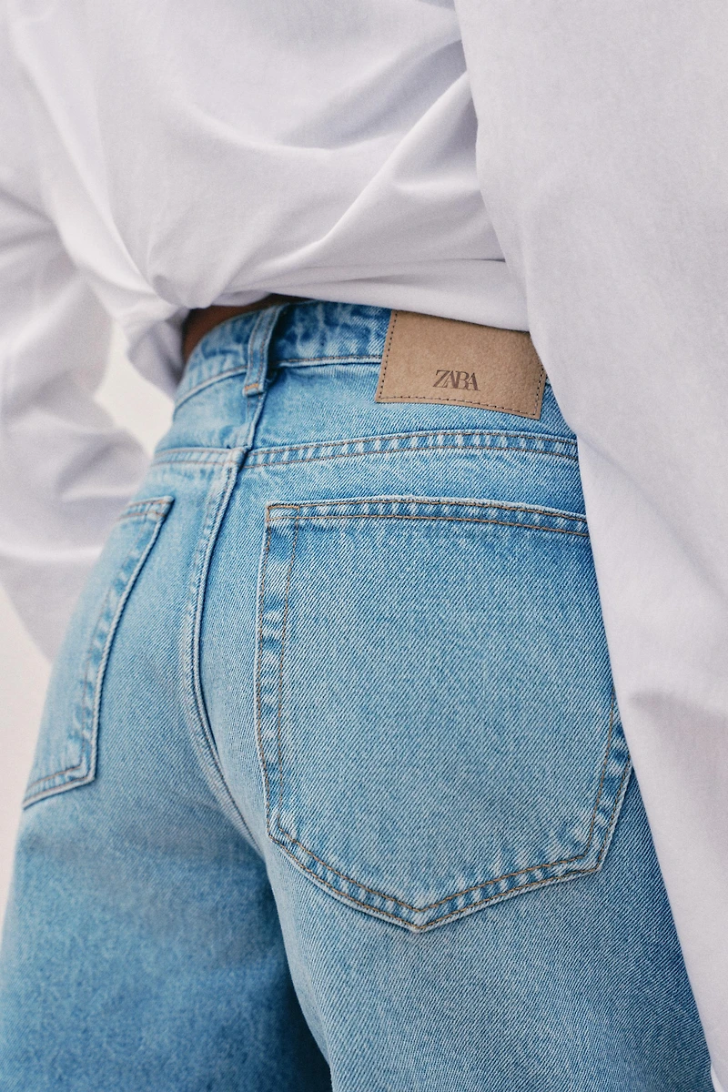 SHORT Z1975 DENIM À TAILLE CROISÉE