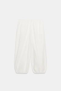 ELASTIC NYLON PANTS