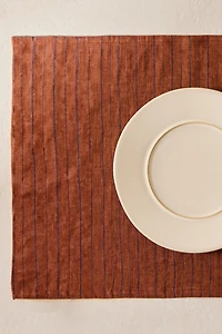 SET DE TABLE LIN RAYURES