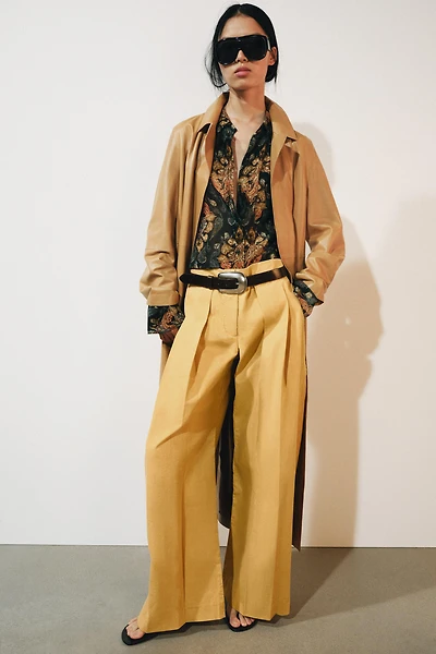 ZW COLLECTION PLEATED PANTS