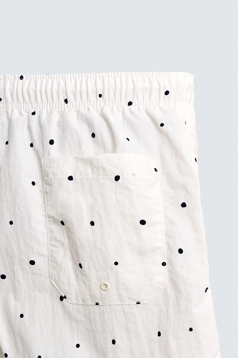 HALF POLKA DOT SWIMSUIT
