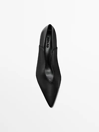 Escarpins en cuir souple nappa