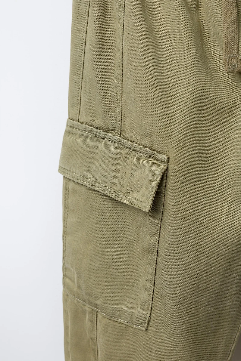 SOFT FLOWY CARGO PANTS