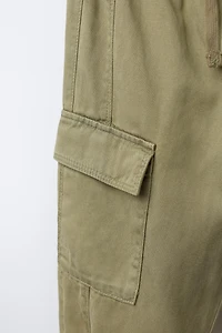 SOFT FLOWY CARGO PANTS