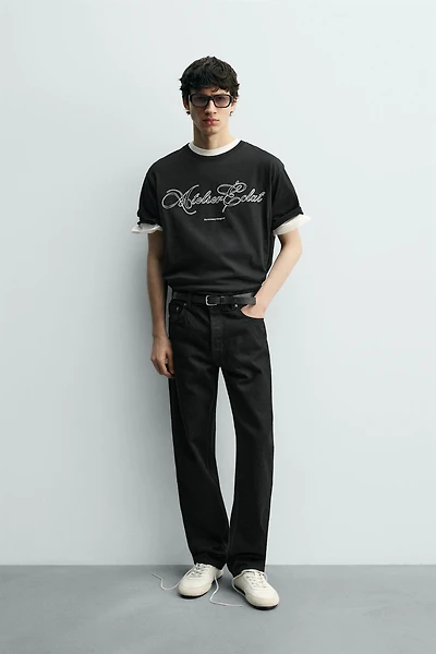 T-SHIRT BRODERIE INSCRIPTION