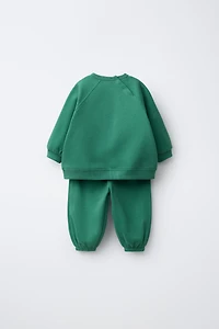 ENSEMBLE SWEAT-SHIRT ET PANTALON JOGGER BASIQUE