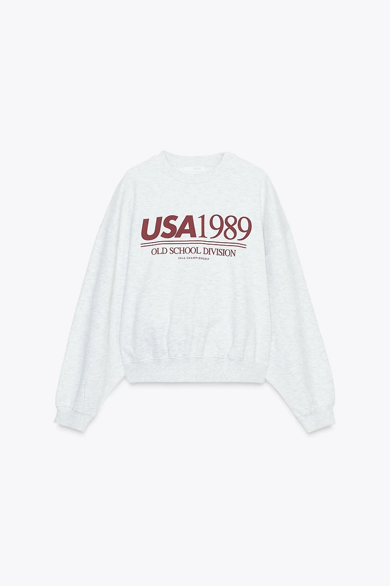 TEXT SWEATSHIRT