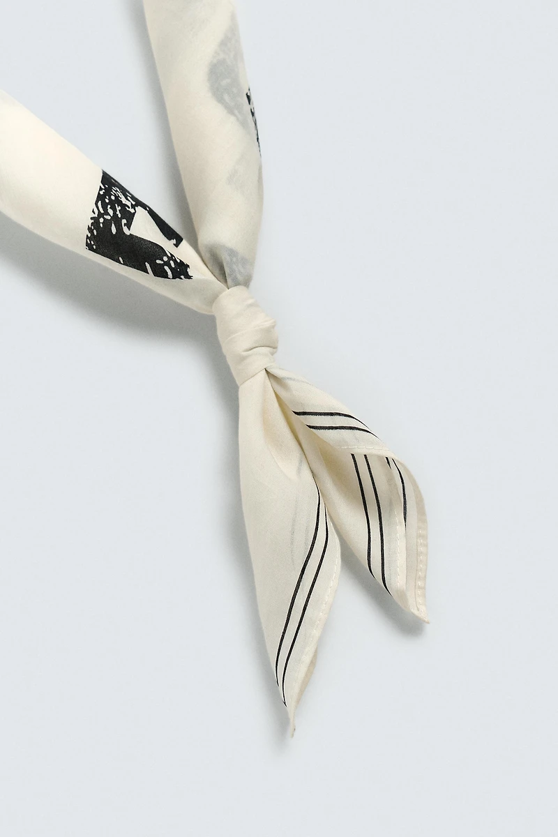 TEXT PRINT BANDANA