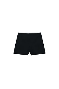 HIGH-WAISTED POLKA DOT SHORTS