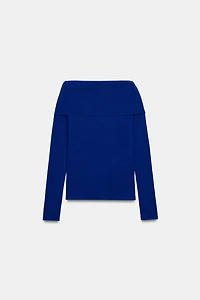 TOP DOUX À BOUCLE