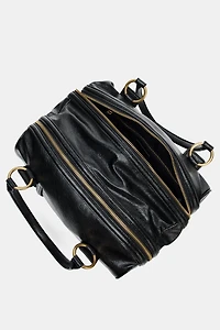 SHOULDER BAG WITH METAL DETAILS