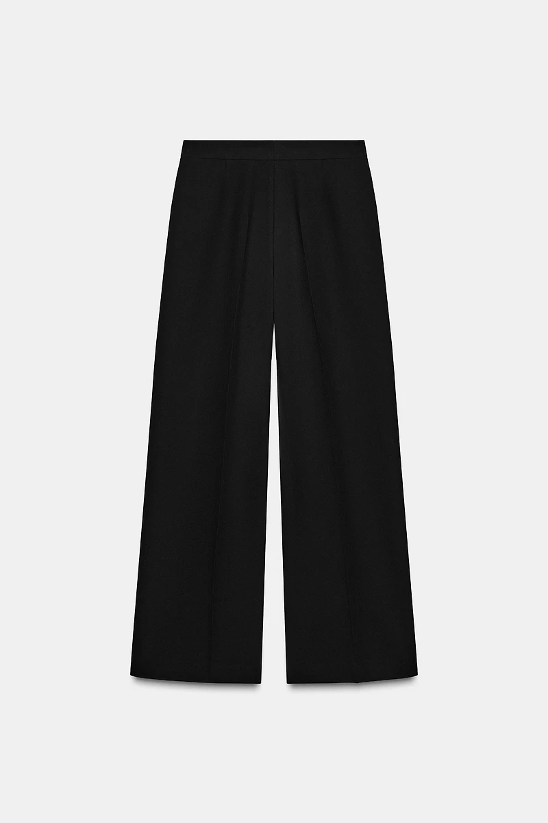 HIGH-WAISTED STRAIGHT LEG PANTS