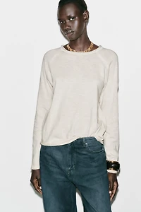 WASHED LONG SLEEVE T-SHIRT