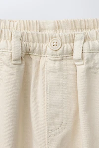 BAGGY TEXT PRINT PANTS