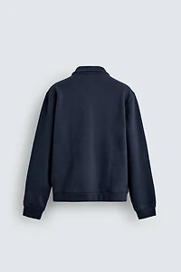 BASIC ZIP-UP SWEATSHIRT