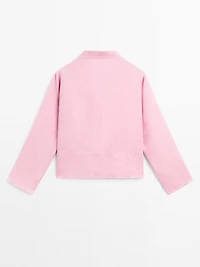 100% linen long sleeve shirt
