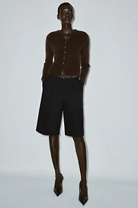 BALL BUTTON KNIT CARDIGAN