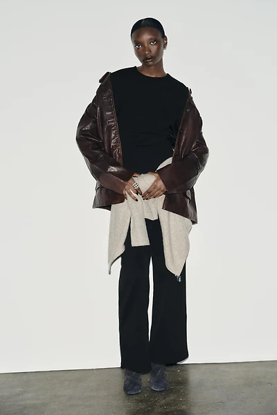 PLEATED INTERLOCK TOP