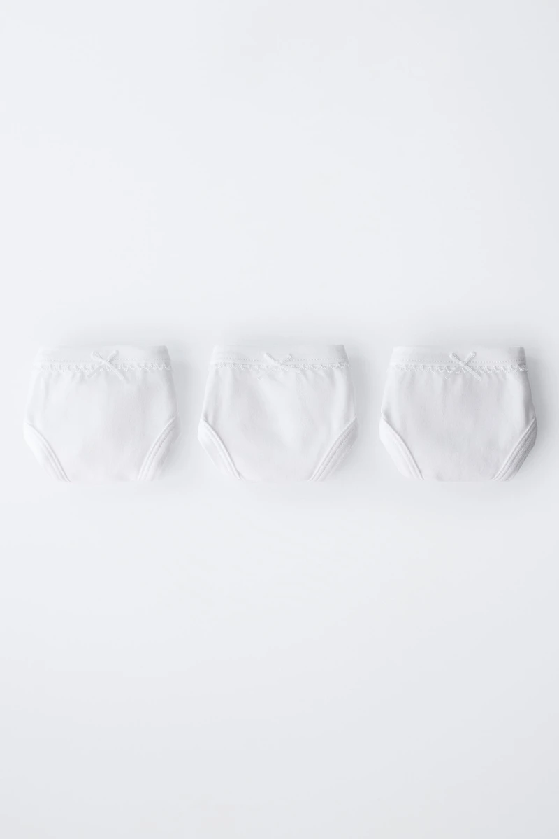 1 1/2-6 YEARS/ THREE-PACK OF BASIC UNDERWEAR