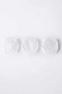 1 1/2-6 YEARS/ THREE-PACK OF BASIC UNDERWEAR