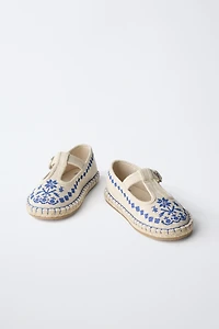 EMBROIDERED ESPADRILLES