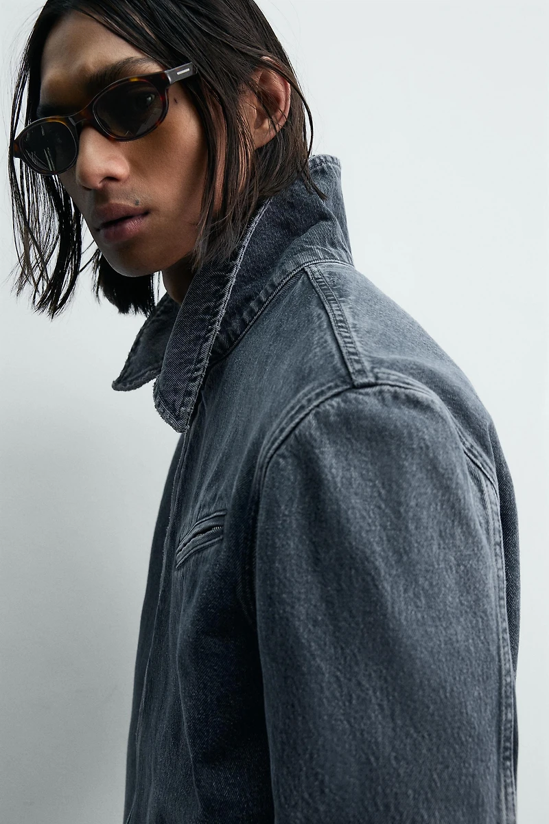ZIPPER DENIM JACKET