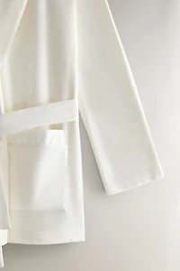 ROBE DE CHAMBRE COURTE EN POLAIRE